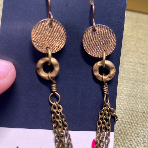 Color by Amber copper earrings - Picture 4 of 5
